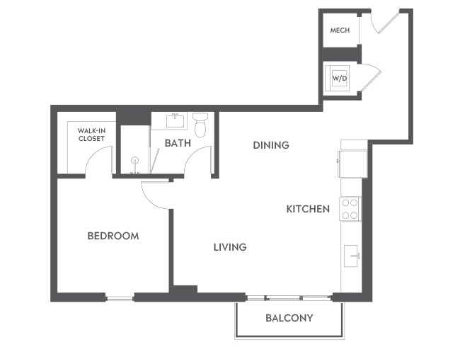 A3c – 1 Bed