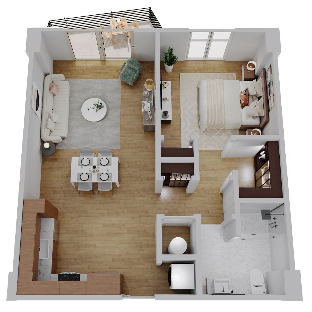 A1 – 1 Bed