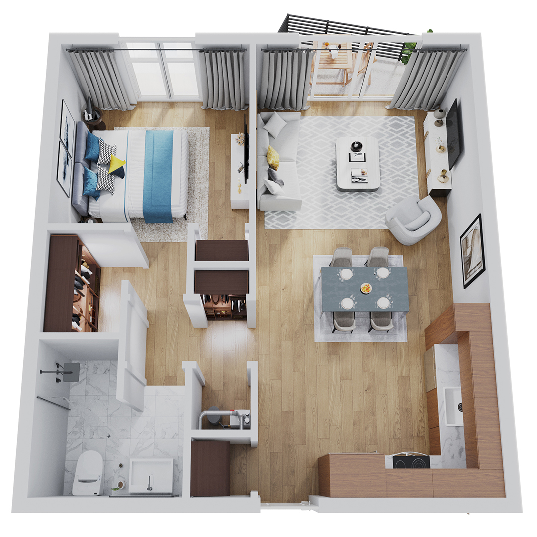A4 – 1 Bed