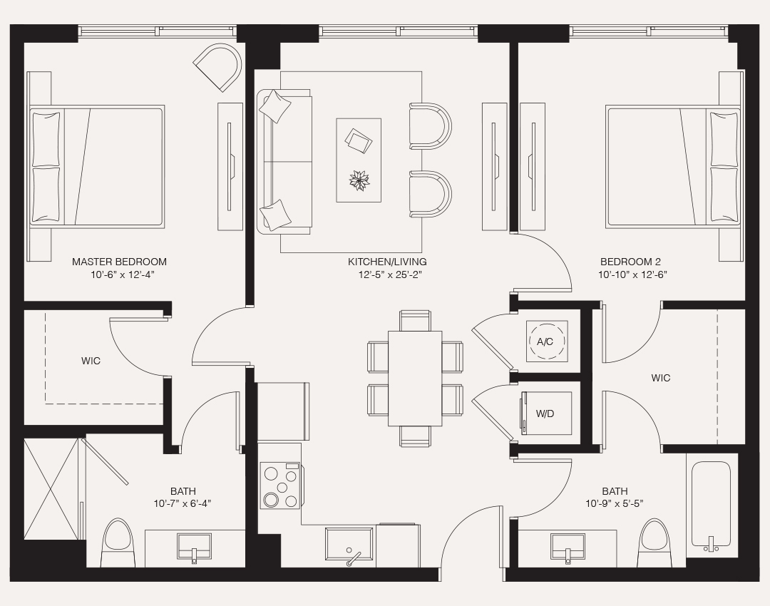 B2 – 2 Bed