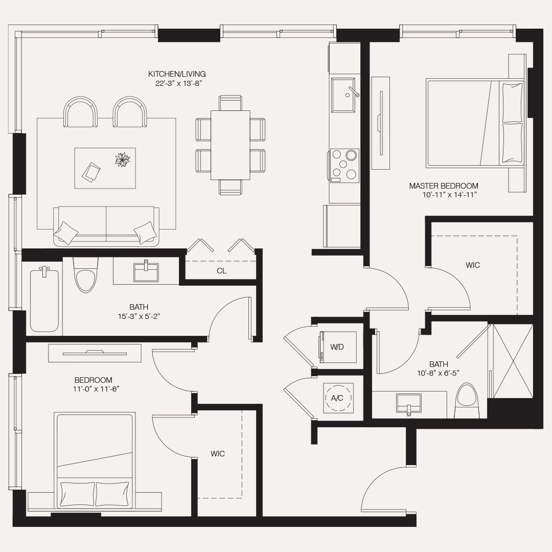 B5 – 2 Bed