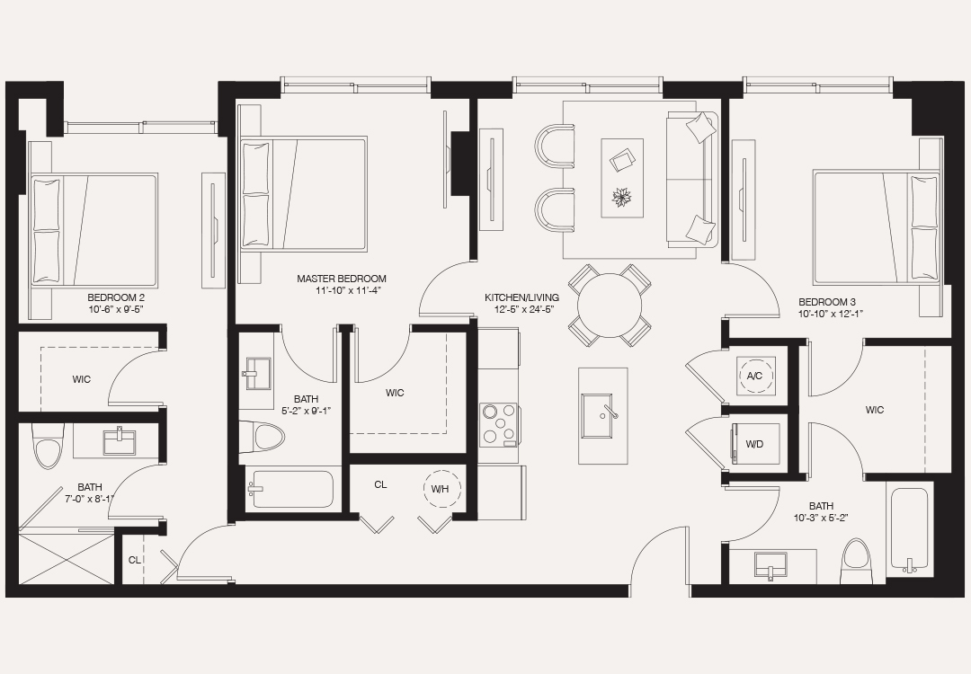 C2 – 3 Bed